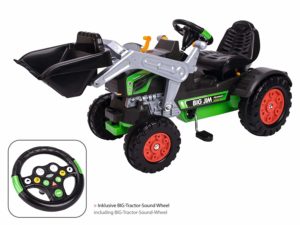 BIG Jim-Turbo Kinderfahrzeug Traktor Grün